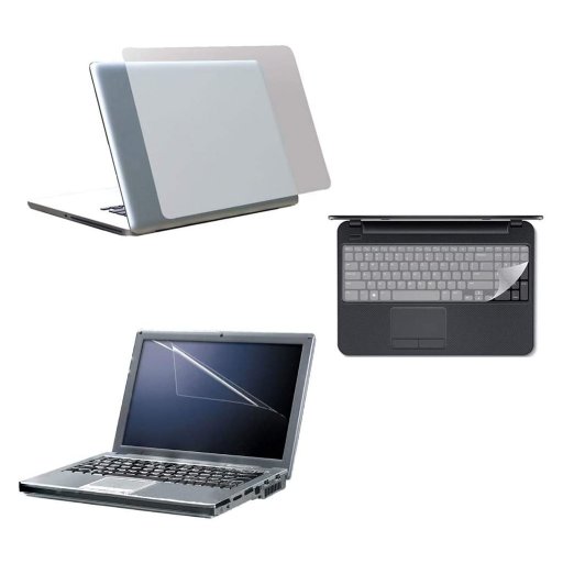 Laptop Protection Pack 3 In 1 لاصق حماية شفاف للابتوب