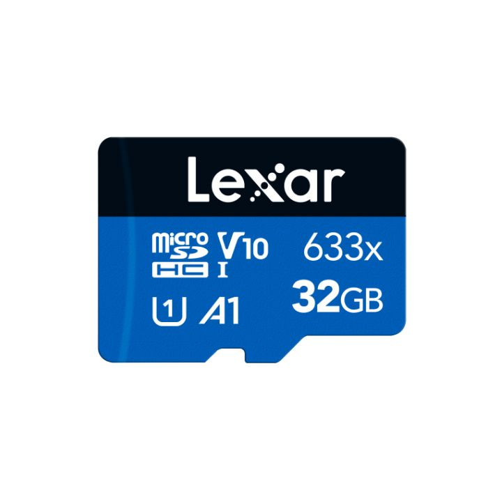 بطاقة ذاكرة ميكرو ‎‎32 جيجا من ليكْسار فئة 633× Lexar High-Performance 633× microSDHC 32 GB UHS-I, Class 10, A1