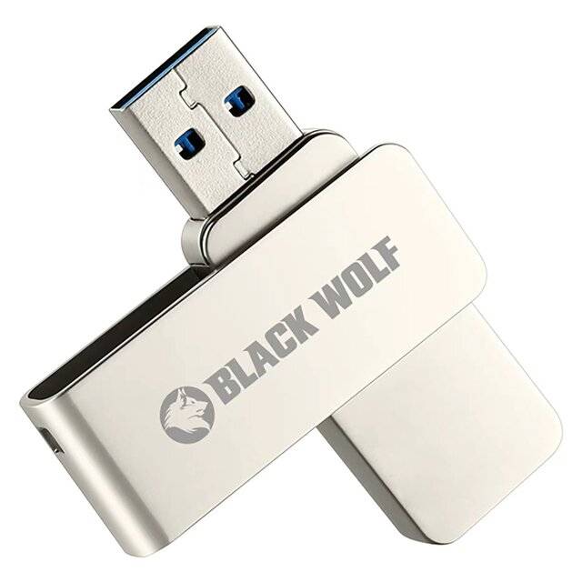 Black Wolf : USB Flash Drive (3.2 Gen 2) - 128GB - الصورة 3