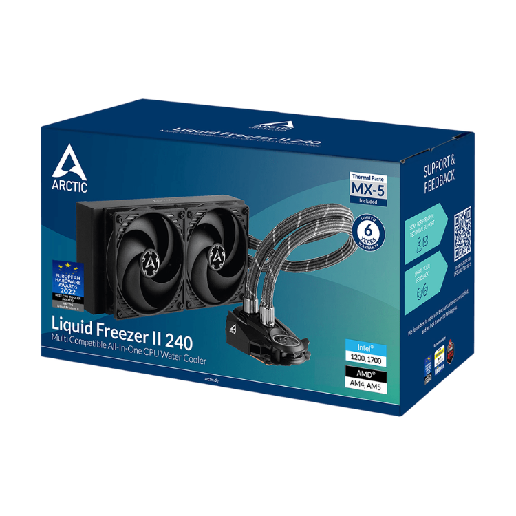 ARCTIC Liquid Freezer II 240 | 240mm AIO | 22-36dBA | AM4/AM5/LGA1700