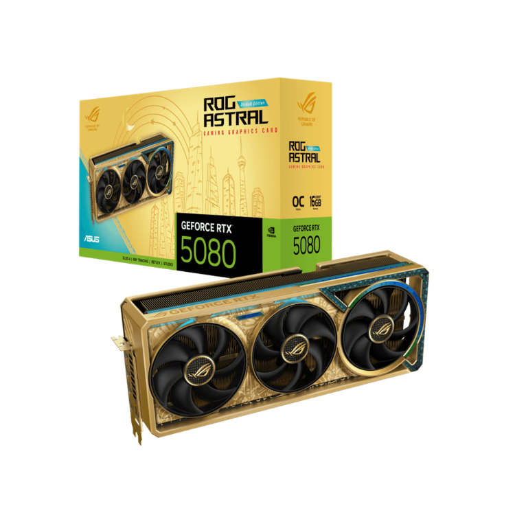 ASUS ROG Astral GeForce RTX™ 5080 Dhahab CORE OC Edition