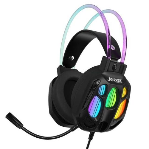 سماعة رأس سلكية - Jedel GH‑619 Headphone USB 7.1 (Black)