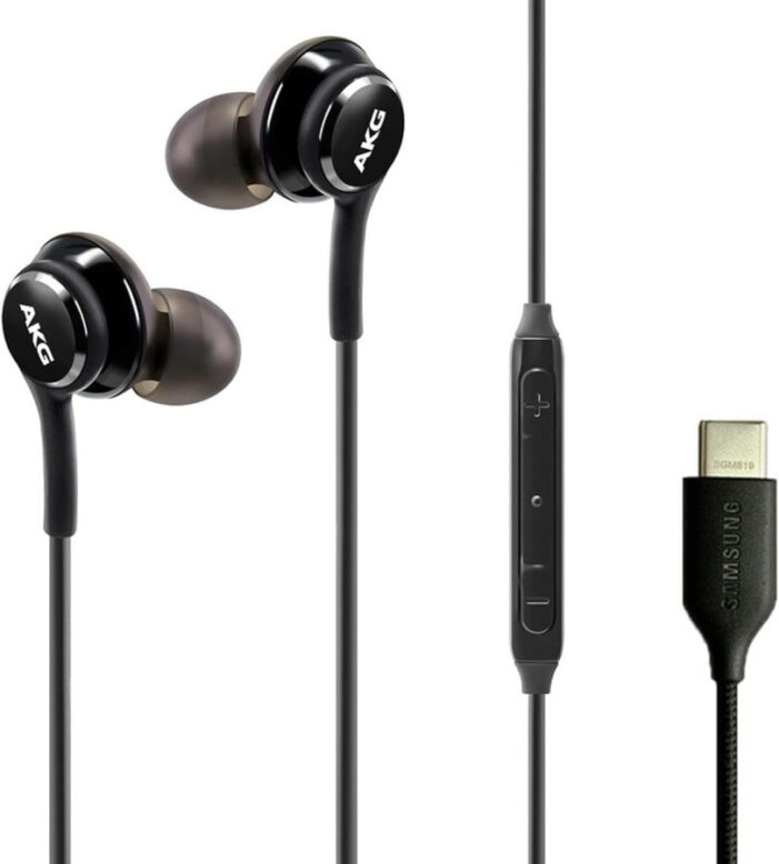 سماعات أذن أصلية سامسونج اي كي جي Samsung AKG Type-C Wired Earphones – Black
