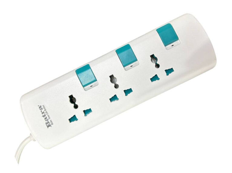 سيار كهربائي متعدد المخارج من Batra - 3 مخارج طول 3 متر Batra International Power Strip – Model BS23 3m