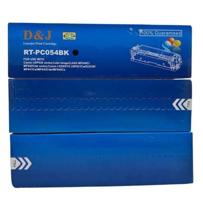 سيت كارتج حبر ليزر ملون D&J RT-PC054 (أسود – أزرق – أحمر – أصفر) متوافق مع طابعات Canon D&J Laserjet Print Cartridge Set RT-PC054 (Black – Cyan – Magenta – Yellow) – Compatible with Canon Printers