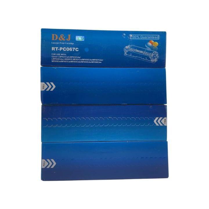 سيت كارتج حبر ليزر ملون D&J متوافق مع HP و Canon – موديل RT-PH541C/731C/716C/CE321A D&J LaserJet Color Toner Cartridge Set