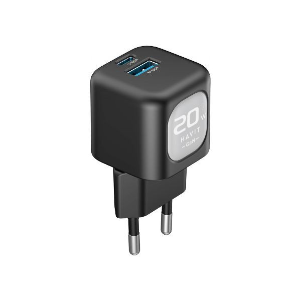 شاحن جداري - 20 واط Havit UC220 20W GaN Travel Charger