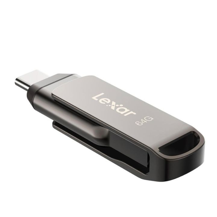 فلاشة ليكسر 64 جيجا بايت مزدوجة المنافذ – موديل D400 Lexar JumpDrive Dual Drive D400 64GB USB 3.2 Gen 1 - الصورة 3