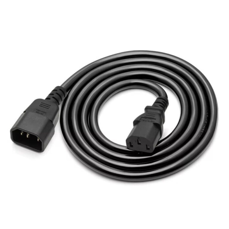 كيبل طاقة IEC C13 إلى C14 لتوصيل UPS أو الأجهزة الكهربائية IEC C13 to C14 Power Extension Cable