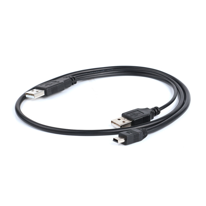 كيبل لوحدات التخزين الخارجية USB-A to USB Mini B Cable 2A1T For HDD