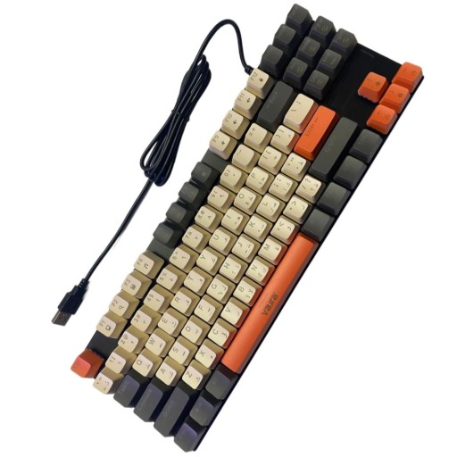 كيبورد كيمنك ازرار لغة عربية RGB Mechanical Keyboard K87