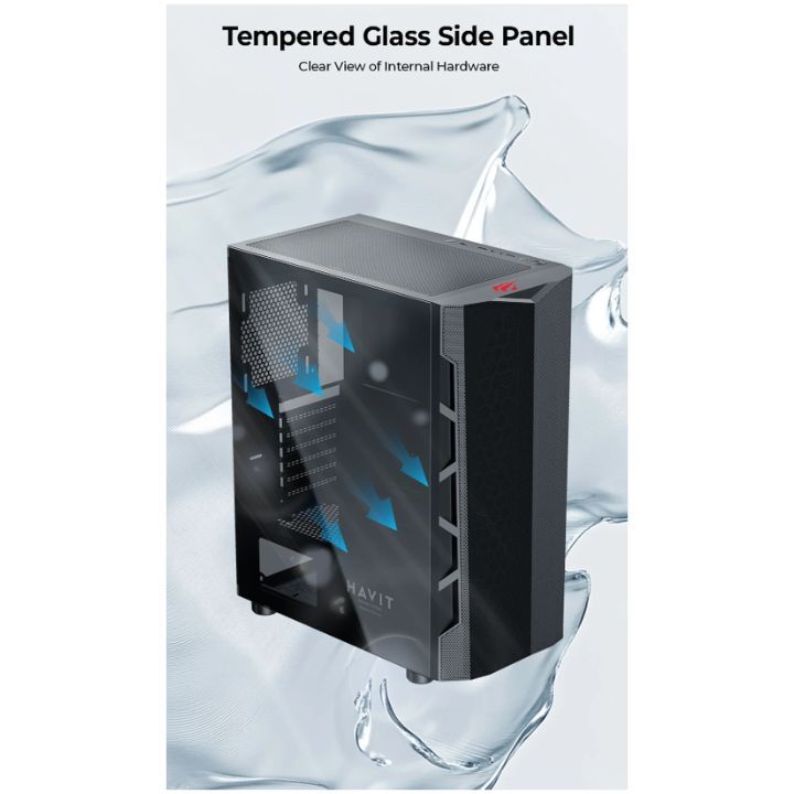 كيس حاسوب كيمنك هافيت CF928 HAVIT CF928 Gaming Chassis - الصورة 2