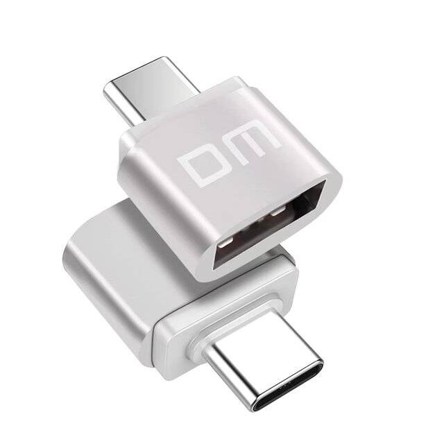 DM AD002 USB Type-C to USB-A OTG Adapter – BLACK