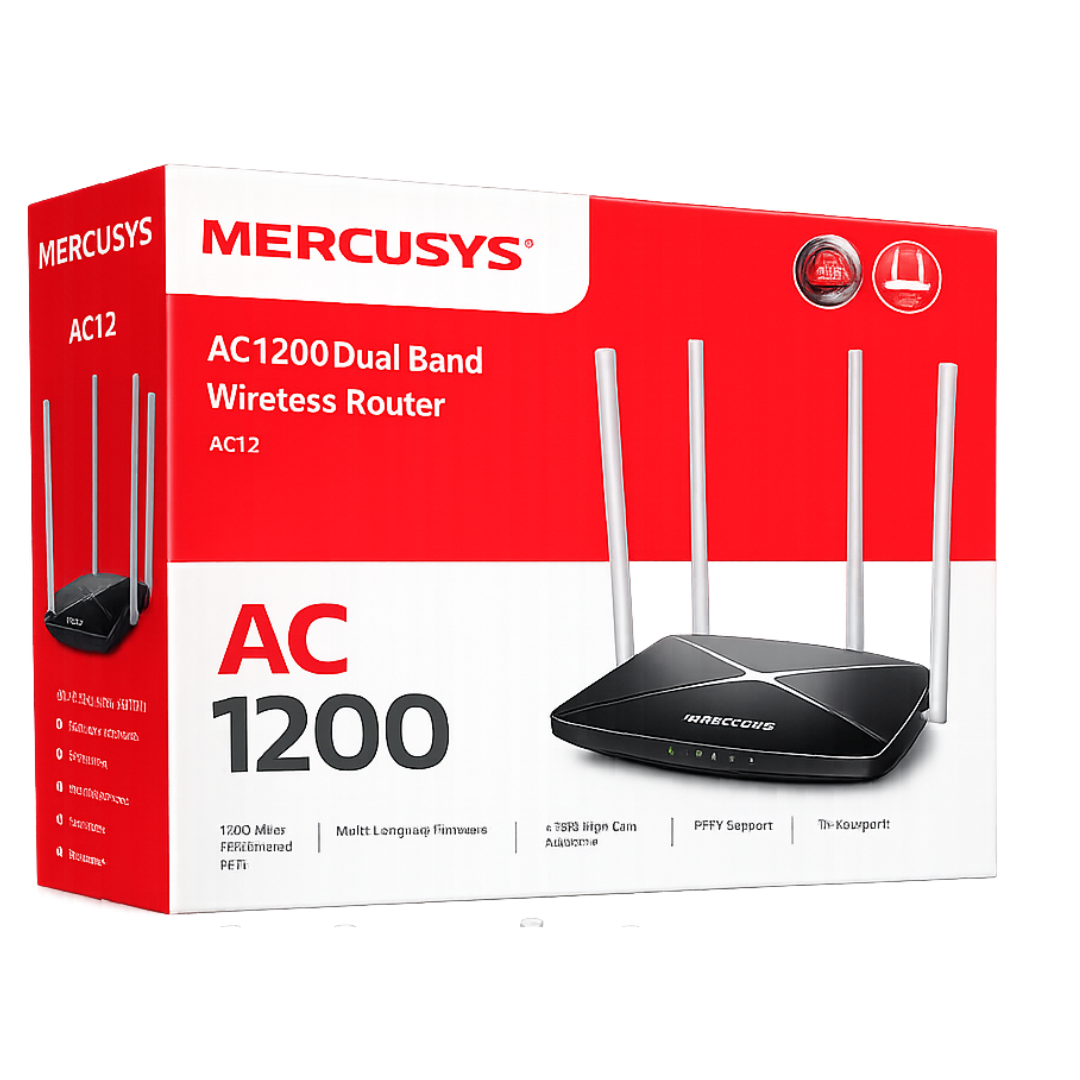 Mercusys AC12 – AC1200 Dual Band Wireless Router