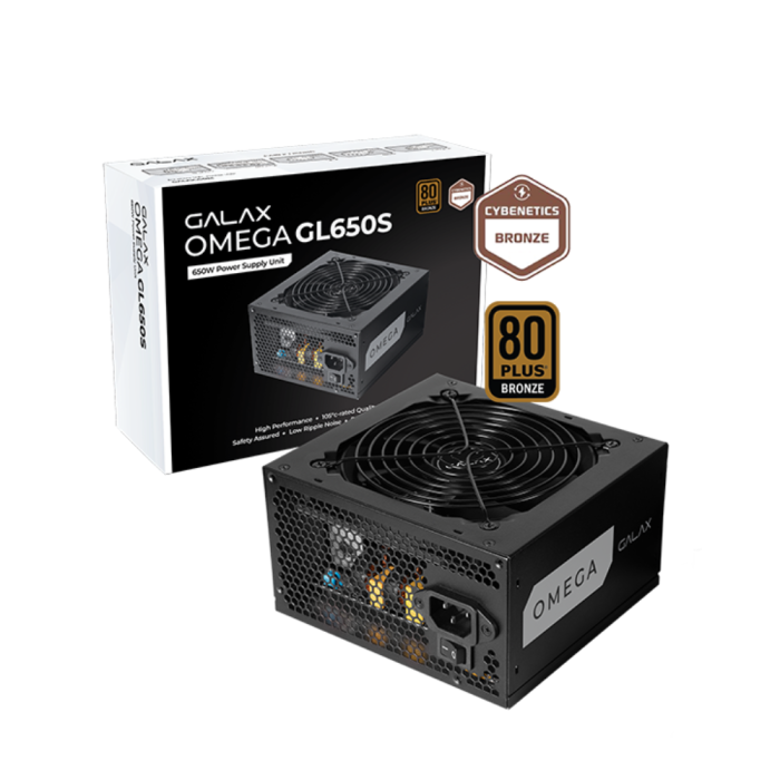 GALAX OMEGA GL650S 80+PLUS BRONZE FULL MODULAR Power Supply