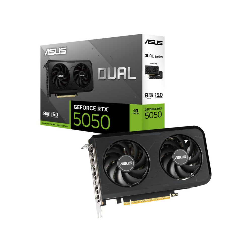ASUS Dual GeForce RTX 5050 OC Edition 8GB GDDR6 Graphics Card