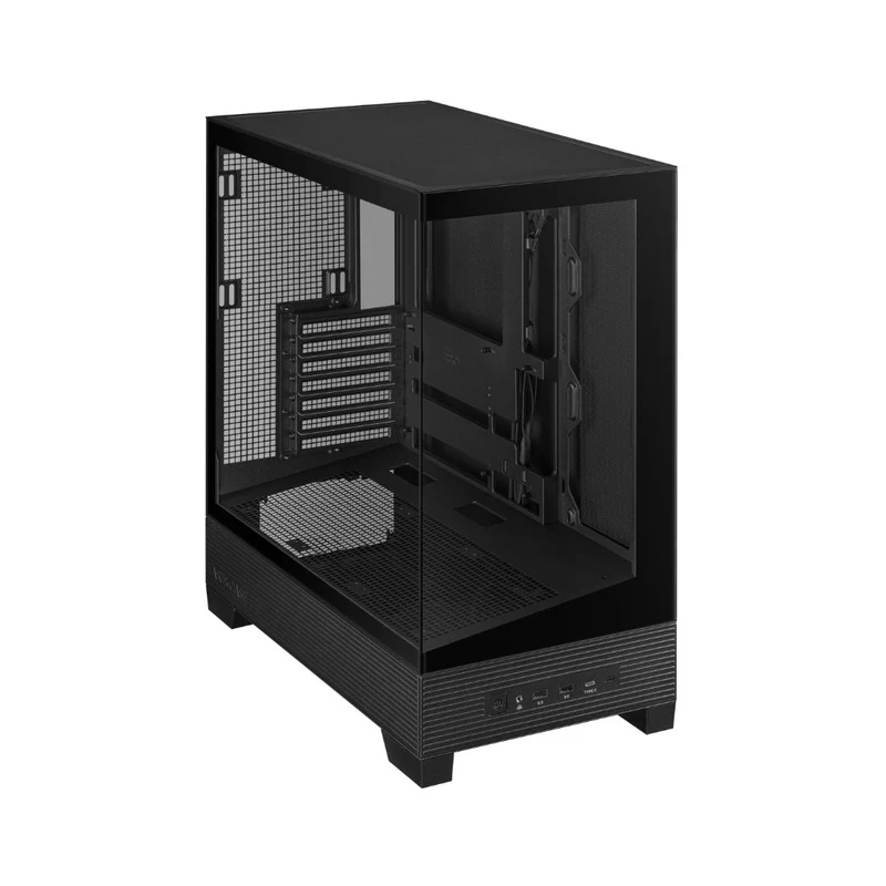 ASUS A31 PLUS Case صندوق حاسوب - أربع مراوح ARGB، لون أسود - الصورة 3
