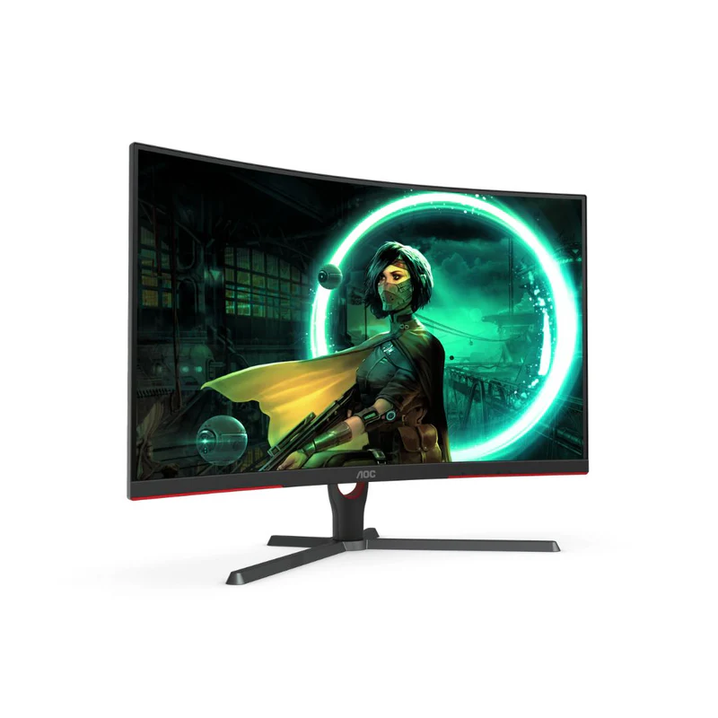 AOC C32G3E 32، FHD (1920x1080) 165 هرتز 1 مللي ثانية VA، شاشة منحنية - الصورة 3