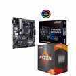 حزمة معالج AMD Ryzen 5 5500 ولوحة الأم ASUS PRIME B450M-A II