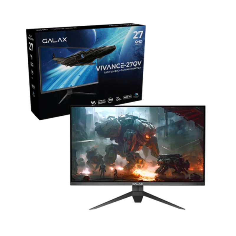 GALAX VI-27QV 27 2K (2560x1440) 165 هرتز 1 مللي ثانية Fast VA Flat - الصورة 5