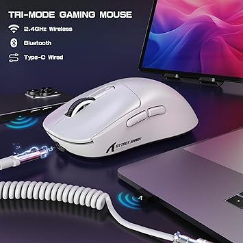 ATTACK SHARK MOUSE X3-MAX TRI-MODE - الصورة 4