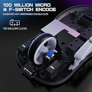 ATTACK SHARK MOUSE X3-MAX TRI-MODE - الصورة 3