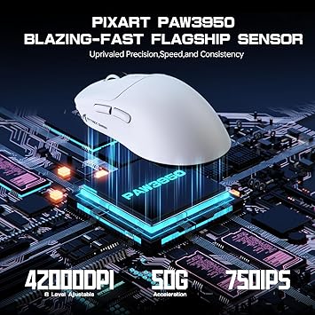 ATTACK SHARK MOUSE X3-MAX TRI-MODE - الصورة 2