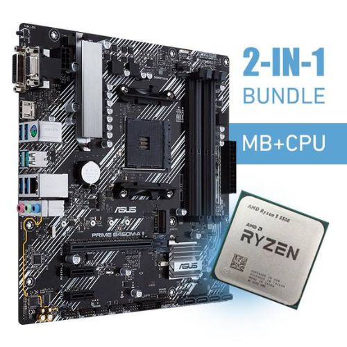 ASUS Prime B450M‑A II + Ryzen 5 5500 Bundle