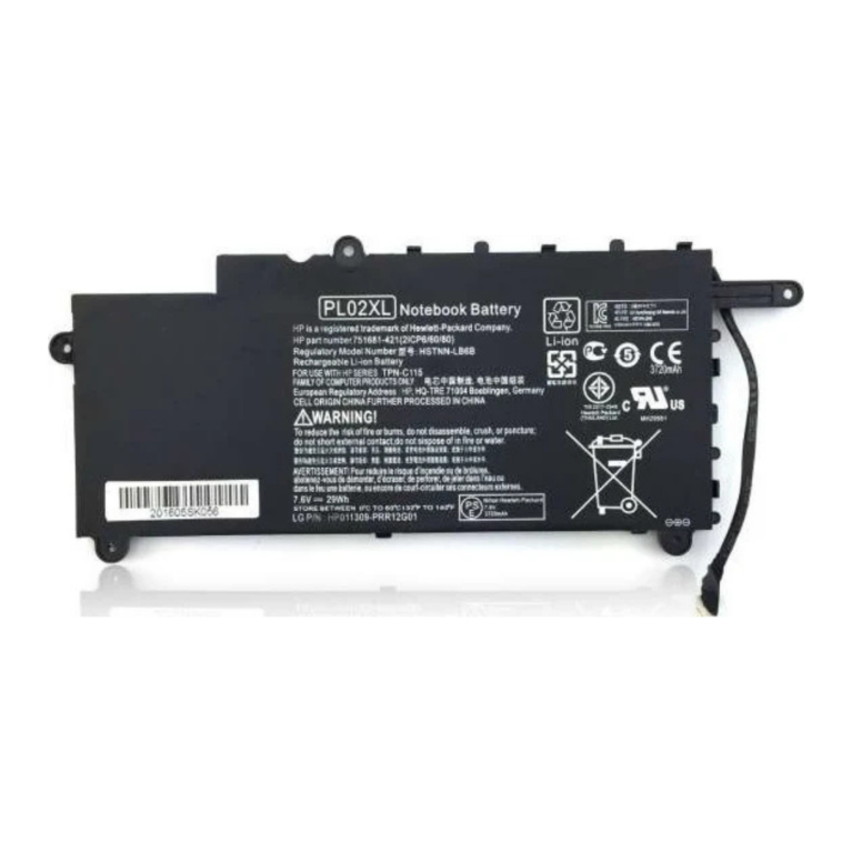 HP PL02XL 7.6V 29Wh Laptop Battery for Pavilion x360 11-n / 11-k
