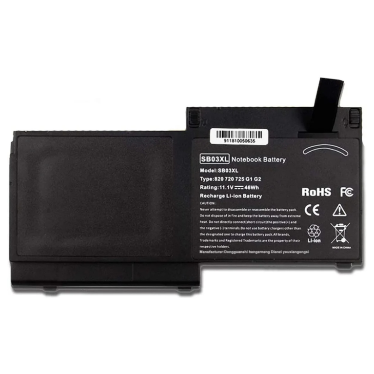 HP SB03XL 11.1V 46Wh Laptop Battery for EliteBook 720 / 725 / 820 G1 G2