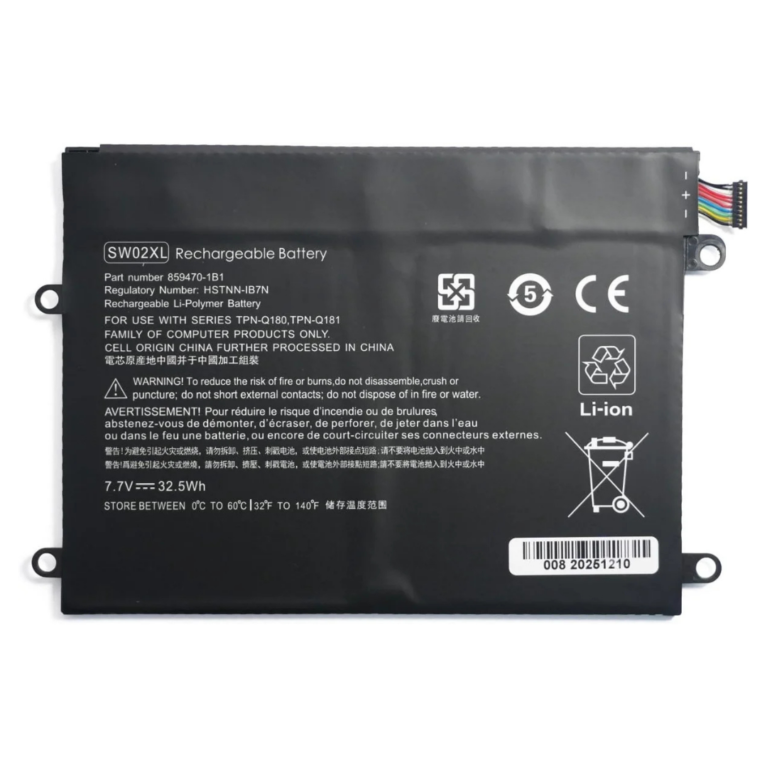 HP SW02XL 7.7V 32.5Wh Laptop Battery for x2 210 G2 / Pavilion x2 10-P Series