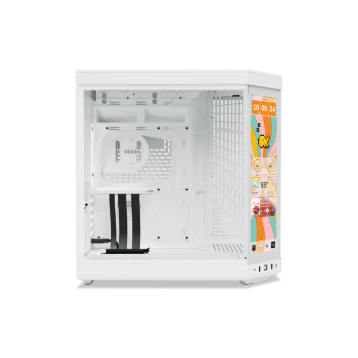 HYTE Y70 TOUCH INFINITE ATX MID TOWER CASE – SNOW WHITE - الصورة 3