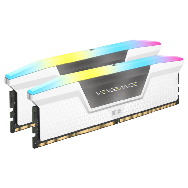 Corsair Vengeance RGB DDR5 32GB (2×16GB) 6400MHz CL32 XMP/EXPO White