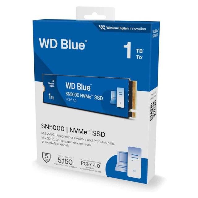WD Blue 1TB NVMe SSD PCIe 4.0 [SN5000]