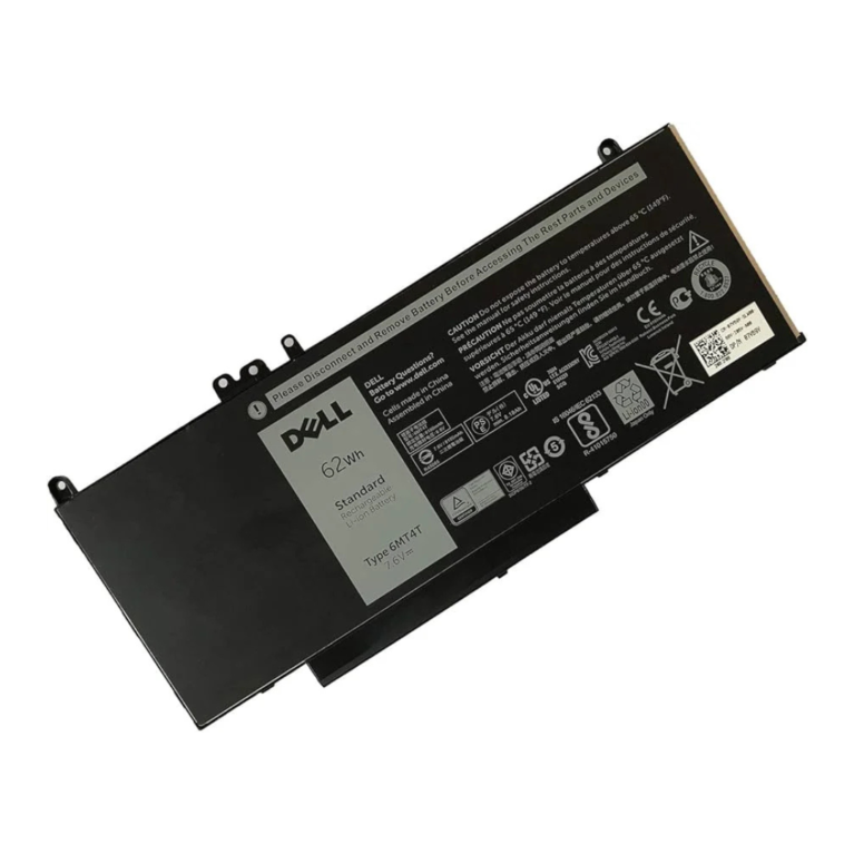 Dell 6MT4T 11.4V 62Wh 4-Cell Replacement Laptop Battery for Latitude E5270 / E5470 / E5570 & Precision 3510