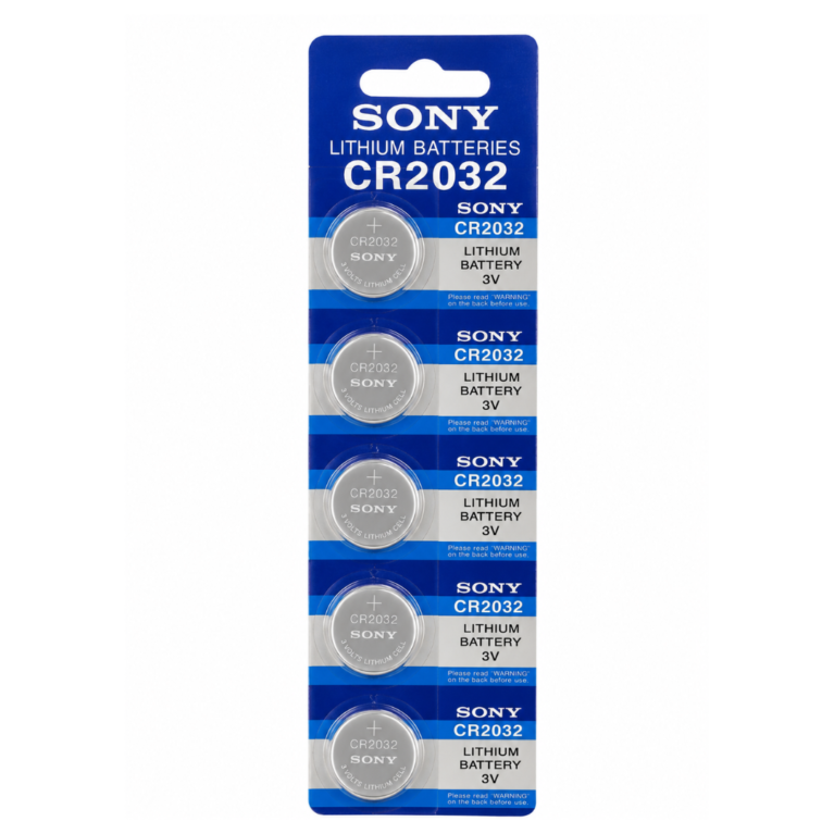 Sony CR2032 3V Lithium Battery – 5 Pack