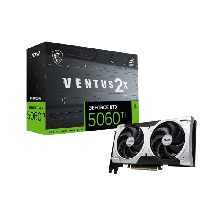 MSI GeForce RTX 5060 Ti 8GB GDDR7 VENTUS 2X OC PLUS