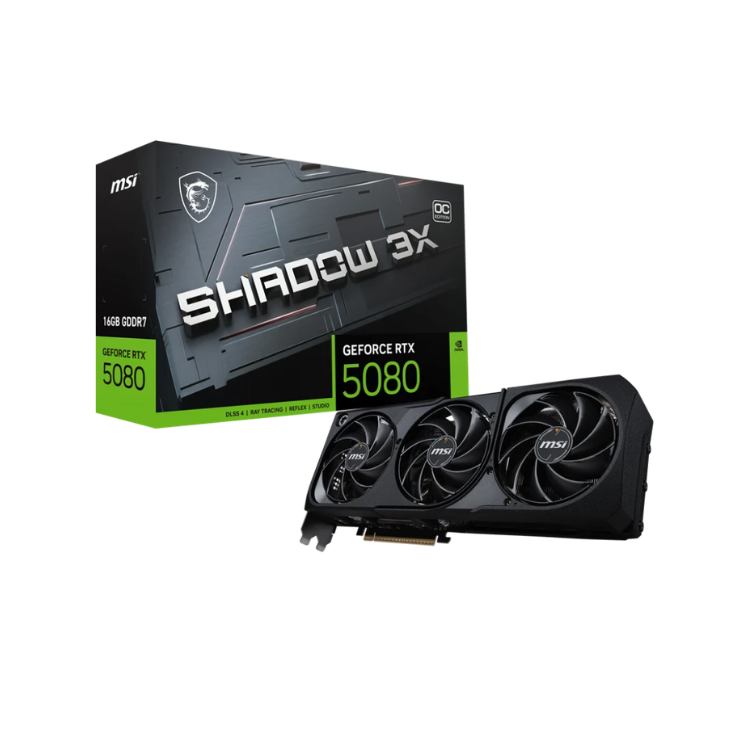 MSI GeForce RTX 5080 16 GB SHADOW 3X OC