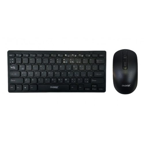 Raoop MK666 Wireless Mouse and Keyboard Set سيت ماوس وكيبورد لاسلكي