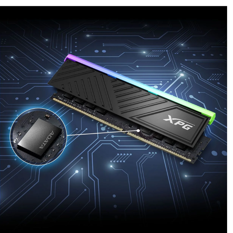 XPG SPECTRIX D35G RGB DDR4 3600MHz 16GB (2×8GB) CL18 UDIMM 288‑Pins Desktop SDRAM DDR4 Dual Channel RAM - الصورة 2