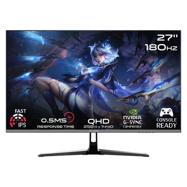 GameOn GOMD27QHD 27" IPS 2K 180Hz 0.5ms Monitor