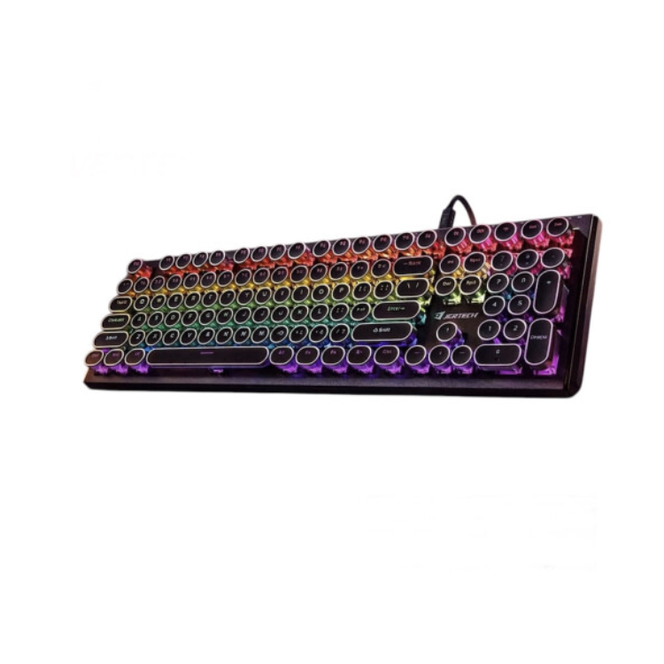 كيبورد JERETECH FULL SIZE GAMING KEYBOARD JK570 VERTEX RETRO PUNK SUSPENDED MECH KB