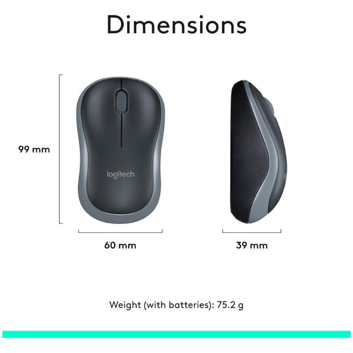 طقم لوحة مفاتيح وماوس لاسلكي لوجيتك MK270 Logitech MK270 Wireless Keyboard and Mouse Combo - الصورة 2