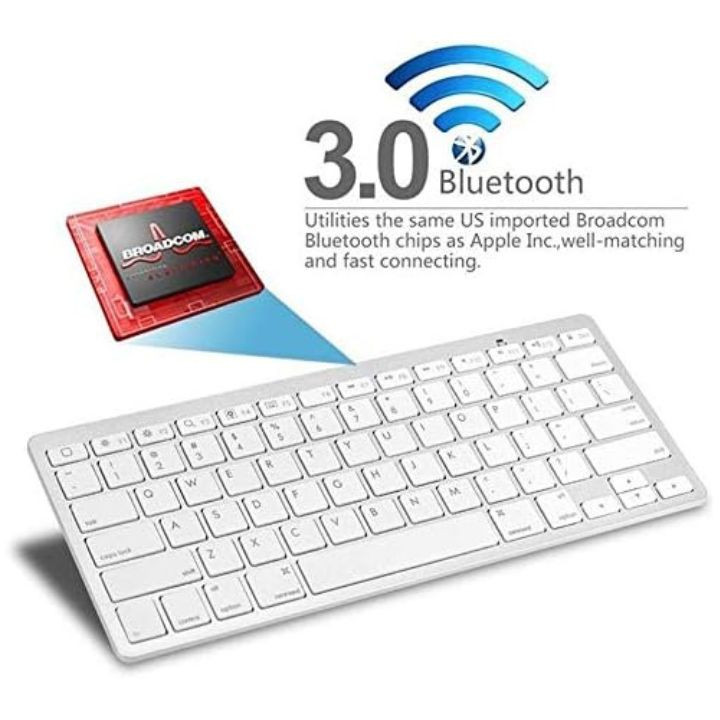 كيبورد لاسلكي بلوتوث نحيف NB2610 Ultra Slim Mini Bluetooth Wireless Keyboard NB2610