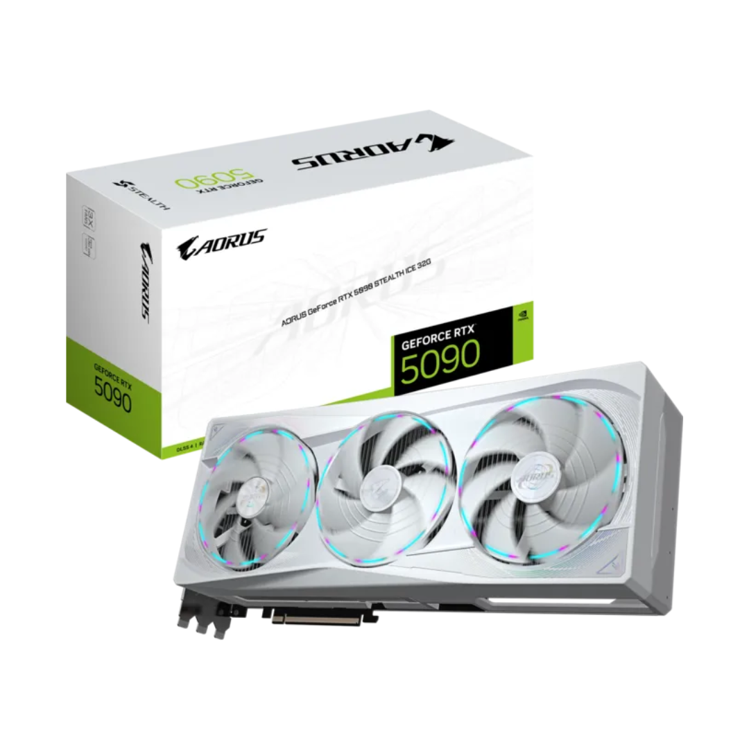 GIGABYTE AORUS GeForce RTX 5090 STEALTH ICE 32G