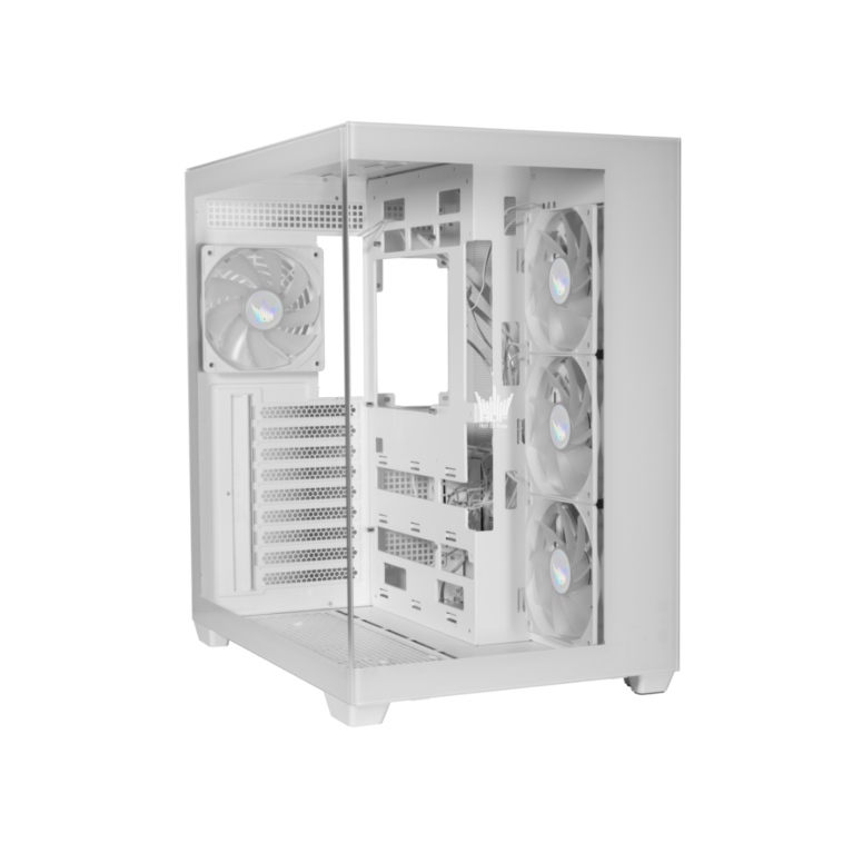 GALAX Hall of Fame HOF ALLSYNQ Mid-Tower ATX Gaming Case – 4 ARGB Fans – White