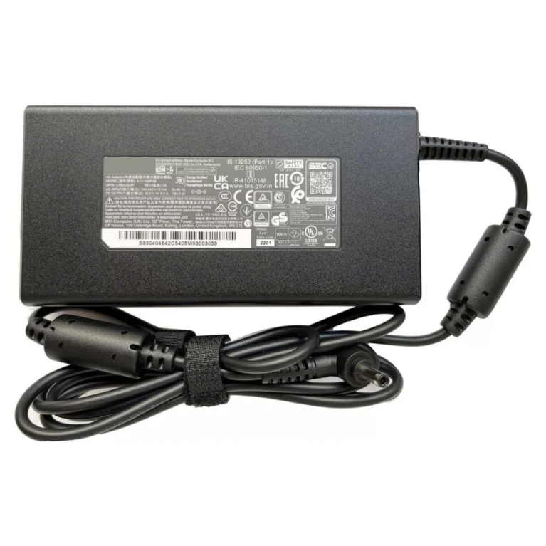 MSI 180W 20V 9A Replacement Adapter for GE63 Raider, GS63VR Stealth Pro, and GP63 Leopard Series
