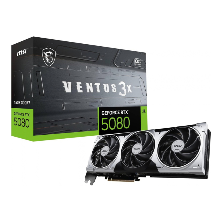 MSI GeForce RTX 5080 16GB VENTUS 3X OC PLUS