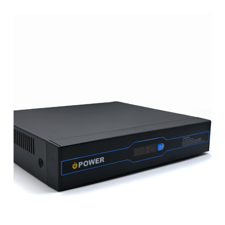 جهاز مزود طاقة غير منقطع ذكي UPOWER IPR120V52 قدرة 120 واط وسعة 24000mAh - بـ 8 قنوات خروج - دعم POE (24V/48V) و DC (12V/48V/52V) UPOWER IPR120V52 Multifunction DC UPS - 120W - 24000mAh - 8 Channels Output - 12V / 48V / 52V DC & 24V / 48V POE