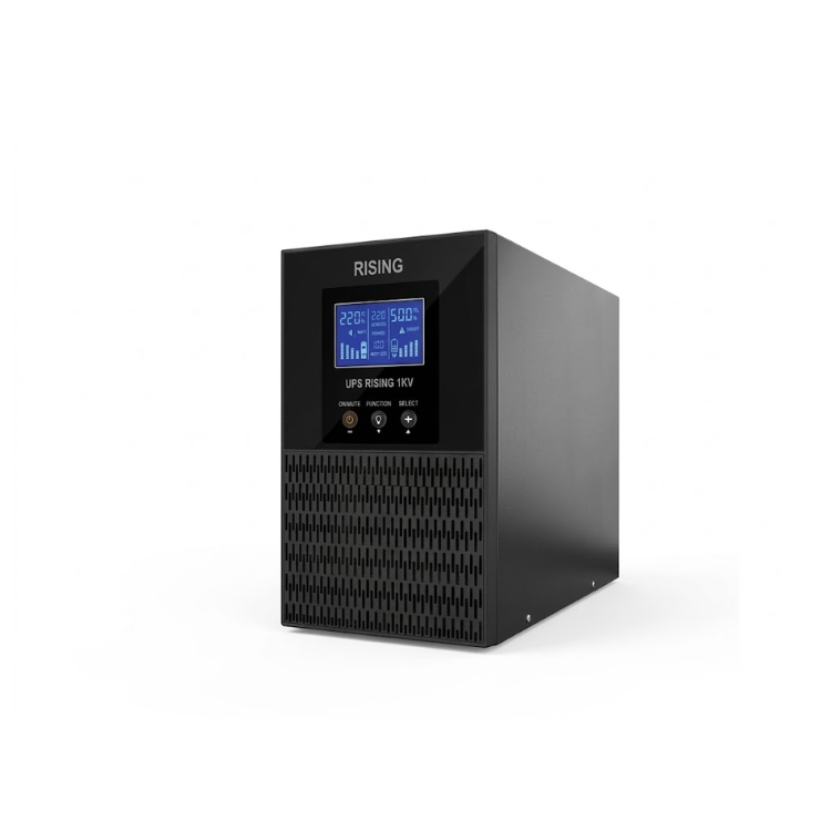 جهاز مزود طاقة غير منقطع كومبو رايزنجCOMBO RISING 1000VA Uninterruptible Power Supply (UPS) - User-Friendly LCD Display - AVR Boost & Buck - Compatible with PS5 & Gaming Systems